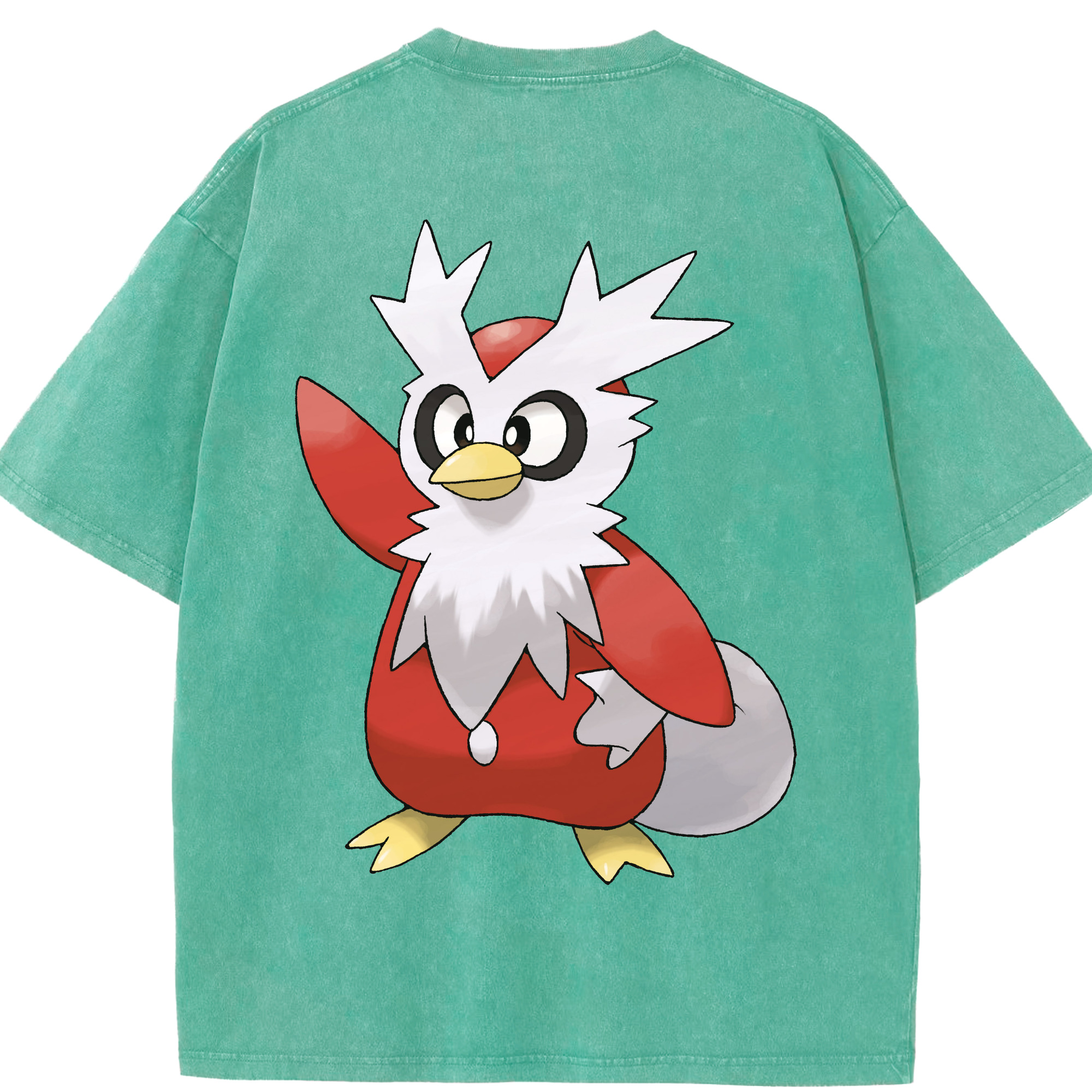 （画像用） ポケットモンスター Pokémon 綿100% ヴィンテージ風 半袖Tシャツ（背面プリント）